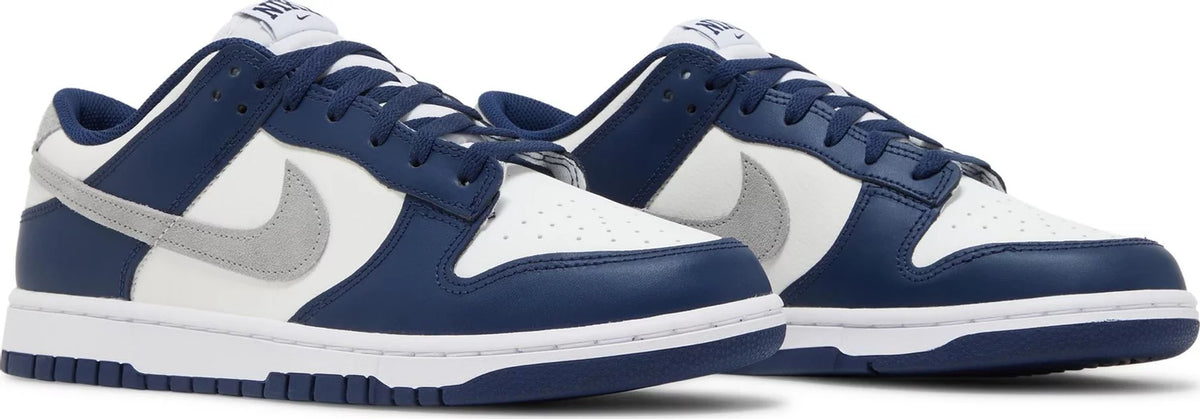 Dunk Low Midnight Navy Smoke Grey Men&#39;s Sneakers - Front